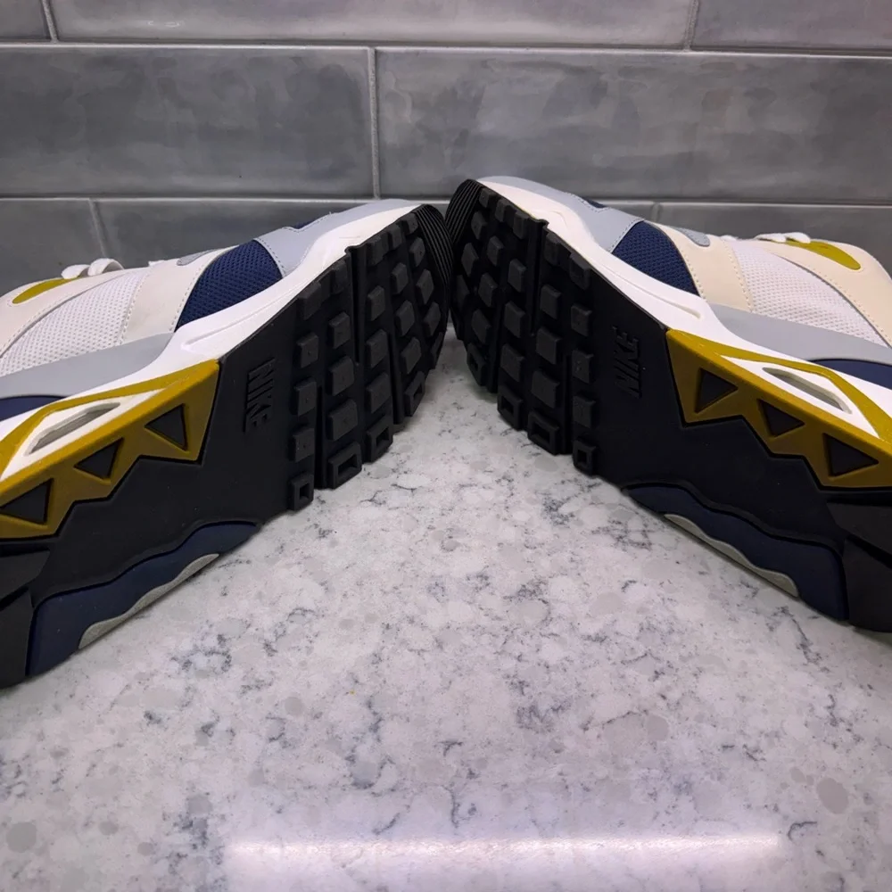 Nike Air Structure Sneakers Triax 91  Mens Size 10.5 Citron,White, Navy,Gray - Picture 7 of 9